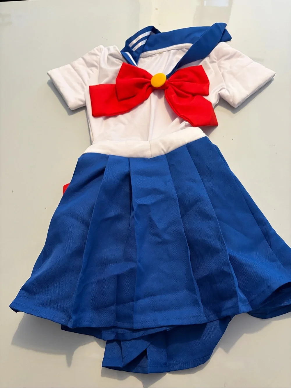 Sailor moon Blue and White costume dress kids